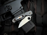 Spyderco Buttonup Carbon Fiber/G10 Laminate Scales w/ Satin Partially Serrated Blade (3.27") C275CFPS