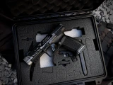 Canik TTI Combat Taran Tactical Edition Full SIze Pistol, 9mm Handgun, Smoke Grey, 18+1 Capacity