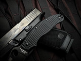 Spyderco UK Penknife Sat Series Black G10 Body w/ Magnacut Black Plain Edge Blade (2.95") C94GMCBKP