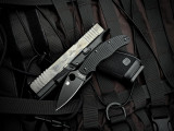 Spyderco UK Penknife Sat Series Black G10 Body w/ Magnacut Black Plain Edge Blade (2.95") C94GMCBKP