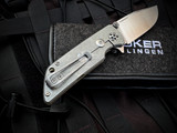 Boker Sherman EDC II Folder Coyote G10 Scale w/ Magnacut Satin Plain Edge Blade (2.95") 110156