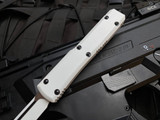 Microtech Ultratech S/E Storm Trooper White Cerakote Aluminum Body Non Engraved w/ Cerakote White Plain Blade (3.4") 121-2ST