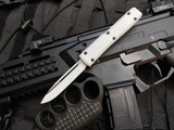Microtech Ultratech S/E Storm Trooper White Cerakote Aluminum Body Non Engraved w/ Cerakote White Plain Blade (3.4") 121-2ST
