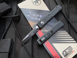 Microtech UTX-70 S/E Black Tactical Aluminum Body w/ Black Plain Edge Blade (2.42") 148-1T