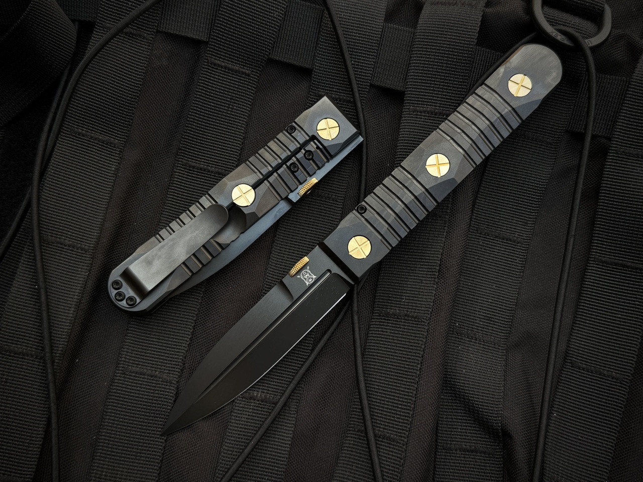 Les George/Allen Elishewitz EK Integral Dagger Folder DLC Titanium