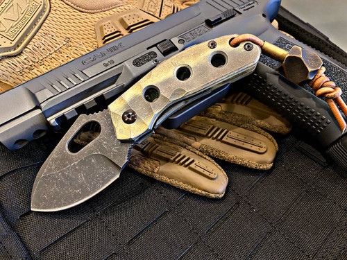 Homer Zhu Custom T-Rex #290-Knives-Homer Zhu-Mimeocase Tactical/ Nashville Tactical Lounge