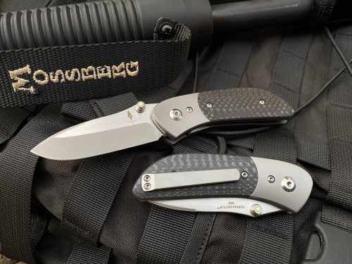 Terrain365 P38-AT Manual Thumbstud Folder Titanium Body w/ Terravantium Blade (2.75”)