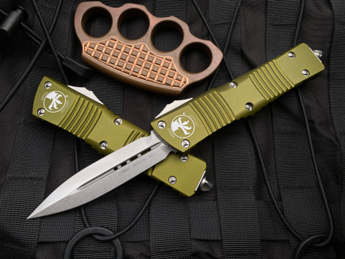 Microtech Combat Troodon D/E OD Green Stonewashed 142-10OD