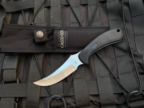 Case Knives Ridgeback Hunter Collins Black Synthetic Handle w/ Satin Finished Plain Edge Blade (4.13”) 00362