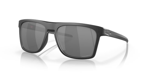 Oakley Leffingwell Sunglasses Prizm Black Lenses, Matte Black Ink Frame