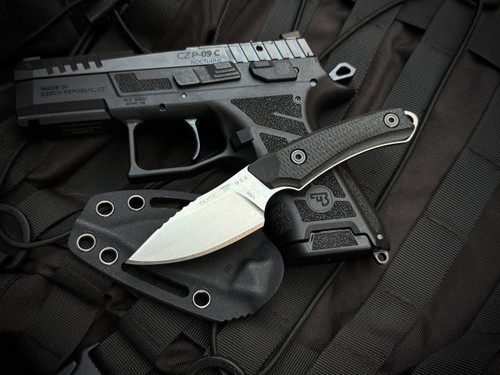Buck 662 Alpha Hunter Scout Fixed Blade Black G10 Handles w/ Magnacut Satin Drop Point Plain Edge Blade (3.625") 0662BKS-B Buck 662 Alpha Hunter Scout Fixed Blade Black G10 Handles w/ Magnacut Satin Drop Point Plain Edge Blade (3.625") 0662BKS-B