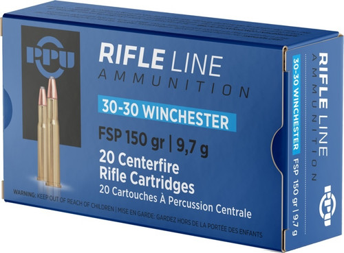 PPU Rifle Line 30-30 Winchester 150gr FSP 20ct