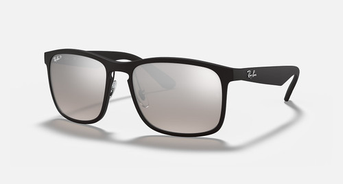 Ray-Ban RB4264 Matte Black Frame w/ Silver Polarized+ Lenses RB4264 601S5J 58-18
