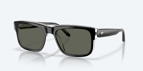 Costa Shipwrecks Sunglasses Black Frame w/ Polarized Glass Lenses 6S2020 202001 54-18