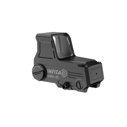 Infitac OWS-32 Optical Waveguide Sight, Red Multi Reticle, Black OWS-32