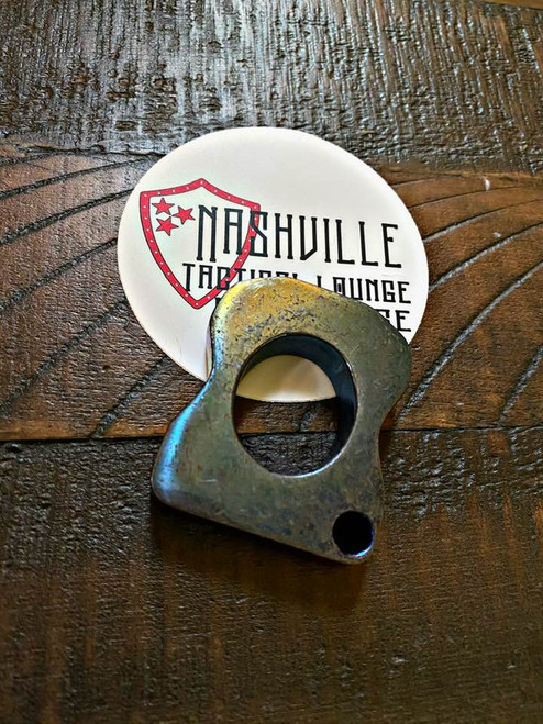 Nashville Tactical Lounge Knuckle Single Finger Ti 1/2" Anodized-Brass Knuckles-Nashvilletacticallounge.com-Mimeocase Tactical/ Nashville Tactical Lounge