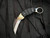 Mick Strider  Strike Plate Ti Karambit Folder w/ Black G10 Scales