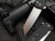 Pro-Tech Knives Malibu Flipper Textured Black Aluminum Body w/ 20CV Stonewashed Reverse Tanto Plain Edge Blade (3.5") 5205