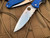 Spyderco Resilience Folder Blue FRN lightweight Scales w/ CPM S35VN Satin partially Serrated Blade (4.25") C142PSBL