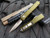 Microtech Ultratech Bayonet OD Green Aluminum Body w/ Satin Plain Edge Blade (3.4") 120-4OD