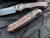 Heretic Knives Wraith Auto Folder Orange Fat Carbon Camo Body DLC Blade (3.625”) H000-6A-ORCF