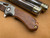 Marfione Custom Protocol Mirror Polished Blade Double Vapor Blast Body w/ Ironwood Scales and Copper Backspacer Bronzed Ti Hardware