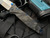 Marfione Custom Warcom Fat Carbon Black Camo Body w/ Blue Titanium Hardware and Hand Rubbed Satin Blade