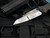 Marfione Custom Warcom Fat Carbon Black Camo Body w/ Blue Titanium Hardware and Mirror Polished Blade