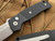 Protech Terzuola ATCF Auto Folder Black Textured G10 Inlays w/ Mother of Pearl Button and Stonewashed Magnacut Blade BT2714