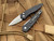 Pro-Tech Half-Breed Auto Folder Black Body w/ Stonewashed Plain Edge Blade (1.9”)