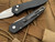 Pro-Tech Half-Breed Auto Folder Black Body w/ Stonewashed Plain Edge Blade (1.9”)