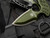 Heretic Knives Sleight Modular Push Dagger Green Handle w/ Battleworn Blade H050–5A-GRN