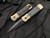 Pro-Tech Godson Solid Bronze AL Handle and Carbon Fiber Inlays and Carbon Fiber Button w/ DLC 154CM Blade (3.15”) 7115