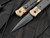 Pro-Tech Godson Solid Bronze AL Handle and Carbon Fiber Inlays and Carbon Fiber Button w/ DLC 154CM Blade (3.15”) 7115