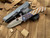 Medford 187DP American Flag Pattern Handle and Flamed Hardware/Clip w/ S35VN Drop Point Blade (3.75”)