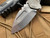 Medford Praetorian Genesis T Full Tumbled Body and Standard Hardware/Standard Pocket Clip w/ Tumbled Drop Point S35VN Blade (3.3”)