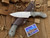 Bradford Knives Guardian4 Fixed Blade 3D Black Micarta Scales w/ Sabre Grind CPM-3V Stonewashed Finish Blade (4.625”) 4S-101-3V