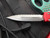 Microtech Ultratech D/E Red Aluminum Body w/ Stonewashed Full Serrated Blade (3.4") 122-12RD