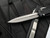 Microtech Makora D/E Black Aluminum Grip Tape Inlaid Body w/ Stonewashed Fully Serrated Blade (3.4") 206-12S