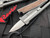Reate Knives EXO Titanium Burlap Micarta Inlay w/ Double Edge Satin Blade (3.75”)