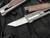 Reate Knives EXO Titanium Burlap Micarta Inlay w/ Tanto Edge Satin Blade (3.75”)