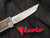 Reate Knives EXO Titanium Burlap Micarta Inlay w/ Tanto Edge Satin Blade (3.75”)