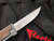 Reate Knives EXO Titanium Burlap Micarta Inlay w/ Drop Point Satin Blade (3.75”)