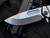 Medford USMC Fighter Flipper Titanium, Two Tone PVD Handles w/ PVD Hardware, Two Tone PVD Satin Flat Pocket Clip and Magnacut Tumbled Blade ( 4.25”)