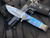 Medford USMC Fighter Flipper Titanium Flamed “Solar Flare” Handles and Bronzed Hardware w/ Flamed “Flare” Pocket Clip and Magnacut Tumbled Blade (4.25”)