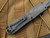 Heretic Knives Manticore X Black w/ Purple Camo Carbon Back Cover and DLC Recurve Blade (3.7”)