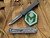 Heretic Knives Manticore E Black w/ Purple Camo Carbon Back Cover and Partially Serrated DLC Bowie Blade (2.55”)