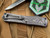 Heretic Knives Manticore E Black w/ Purple Camo Carbon Back Cover and Partially Serrated DLC Bowie Blade (2.55”)