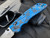 Hogue Deka Manual ABLE Lock Folder G-Mascus Blue Lava G10 Handles w/ 20CV Stonewashed Modified Wharncliffe Blade (3.25”) 24263