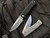 Chaves Ultramar 229 Liberation Stonewashed Titanium and Black G10 Handle w/ Satin Drop Point Blade (3.4”)
